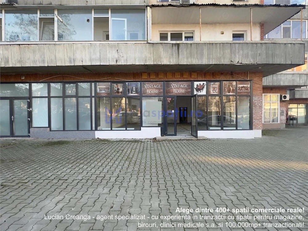 Spatiu comercial, 101mp, semicentru, Podul de Fier Iasi, spre aeroport