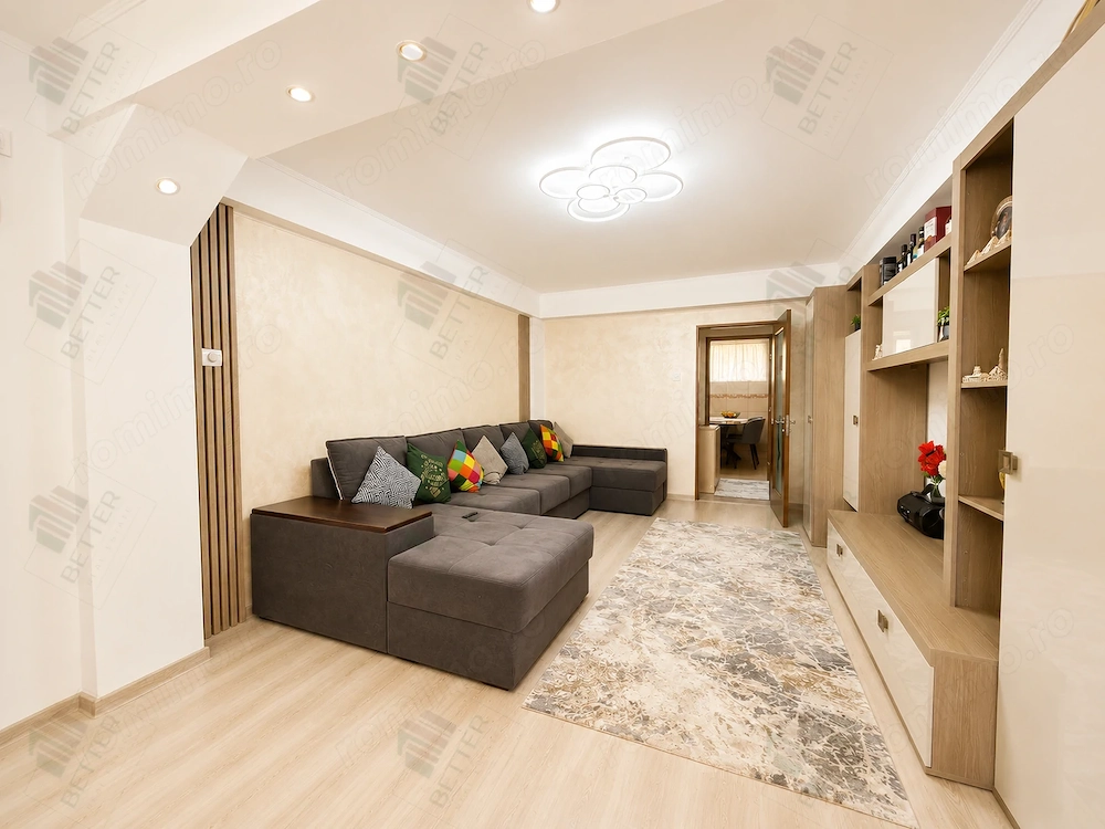 Apartament 2 camere decomandat, 68 mp utili, parcare și garaj