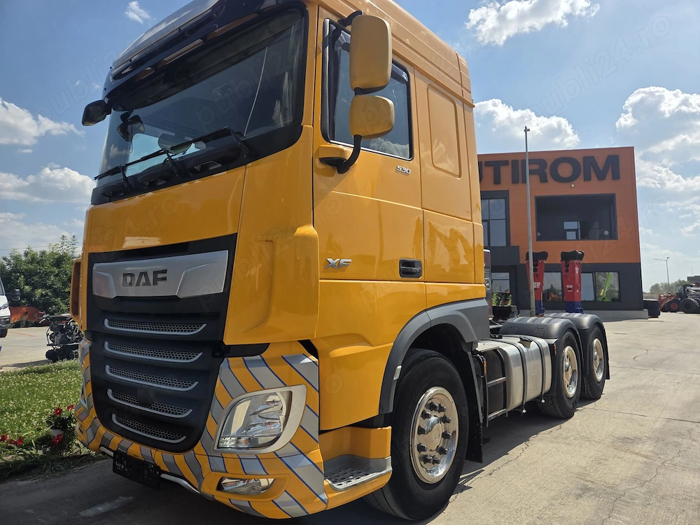 Daf, Xf, 530, 6x4, 2 km, cutie viteze automata+retarder, frigider, Full -52900 eur+Tva