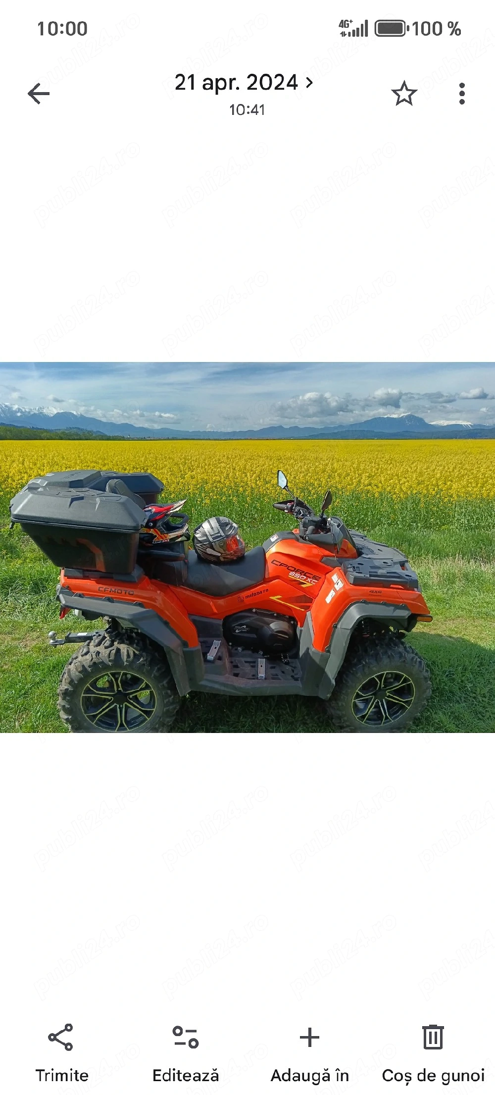 ATV cfmoto 850 xc *2100 km*