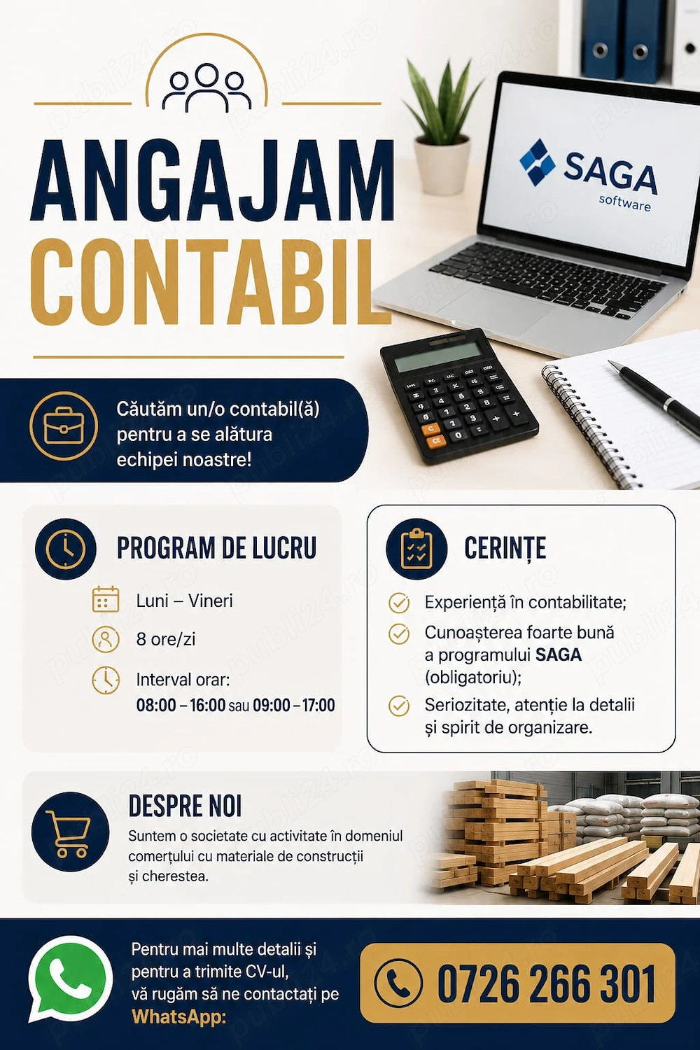 Angajam Contabil Intern Brasov
