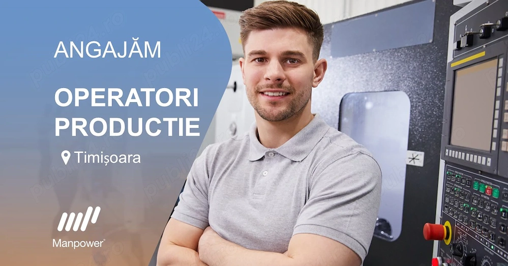 Manpower angajeaza operator productie in Remetea Mare