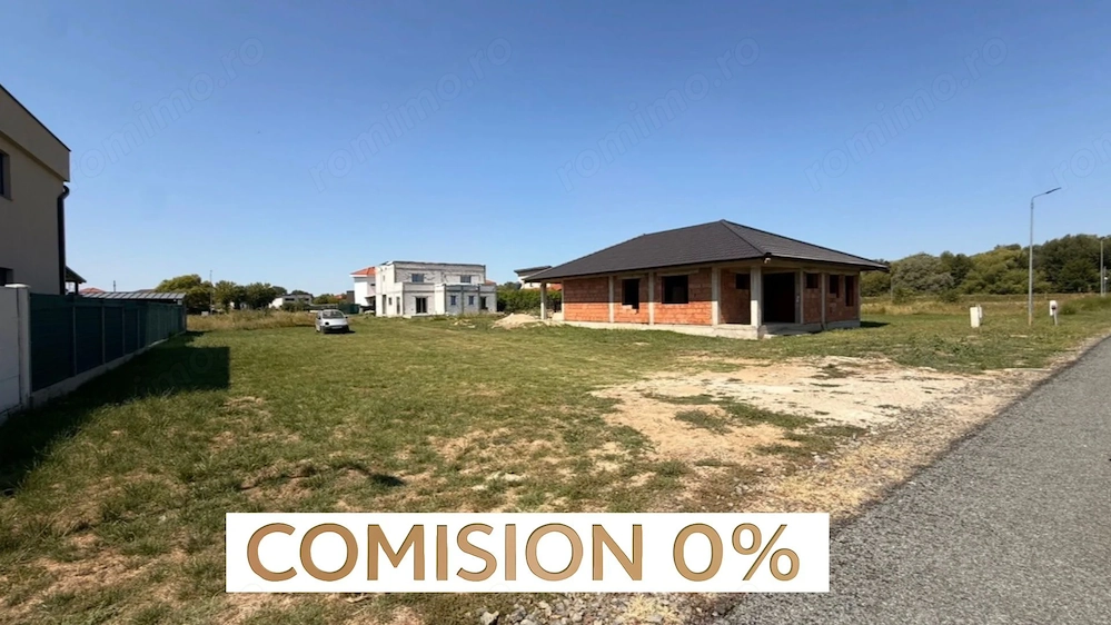 COMISION 0% Teren de vânzare Ghiroda 573 mp | Front stradal 17 m Duplex