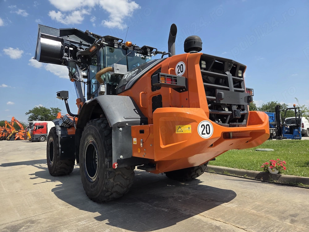 Incarcator Hitachi zw180-7, Full Option, 2 h, 13.294km, cupa 3mc Impecabil-99.900 eur+Tva