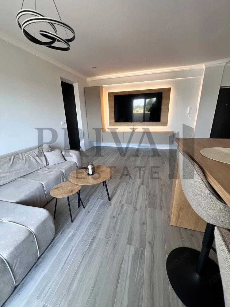 Aparatament mobilat si utilat 2 camere, etaj 2, Braytim