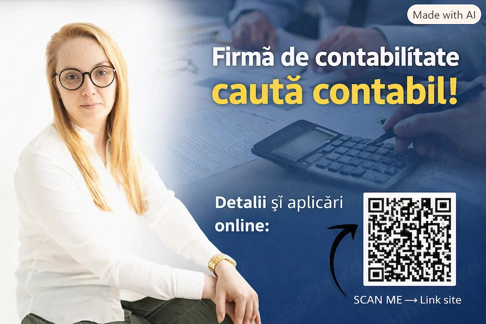Firma de contabilitate - angajează contabil.  