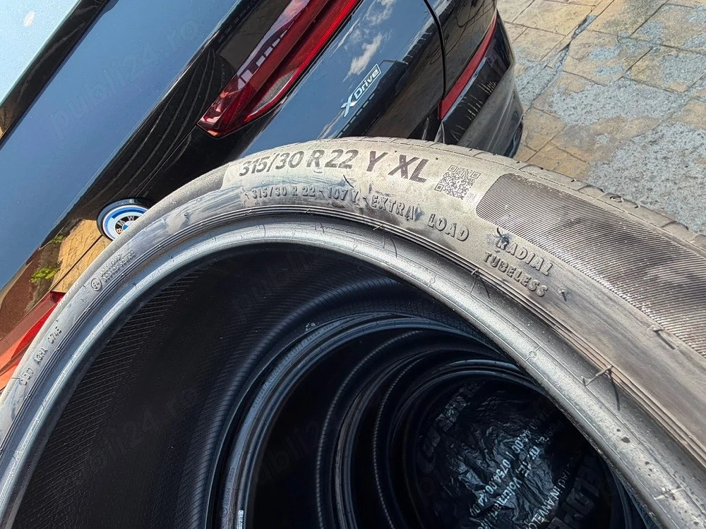 Vând set complet de 4 anvelope Continental EcoContact, provenite de pe BMW X6