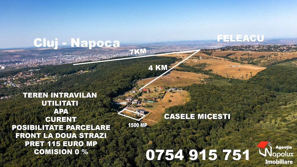  Teren Intravilan    Casele Micesti, Feleacu  