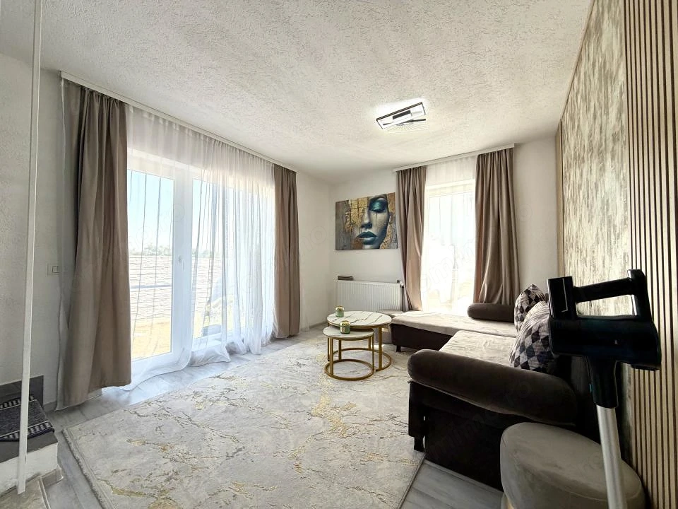 Duplex inedit, 3 camere, 61 mp utili, mobilat/utilat - Sanandrei