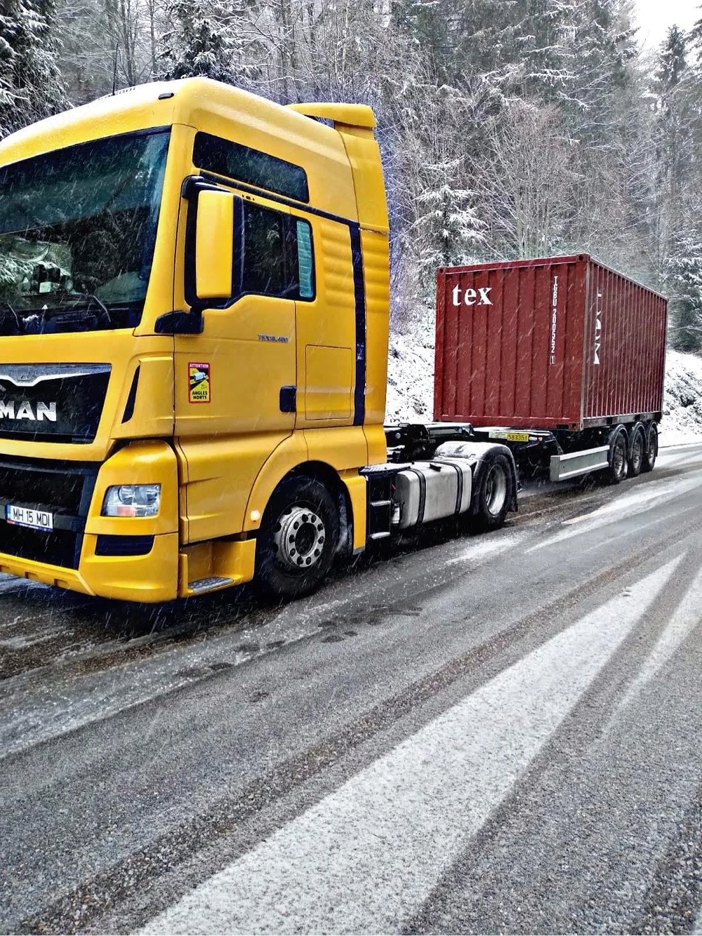 Vand Man Tgx +sasiu containere maritime 