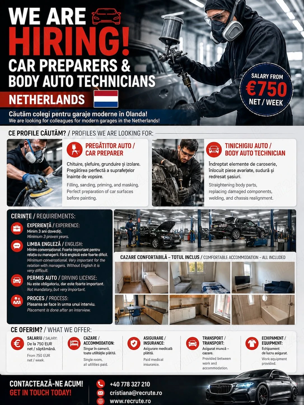 Vopsitor Auto Tinichigiu - Olanda
