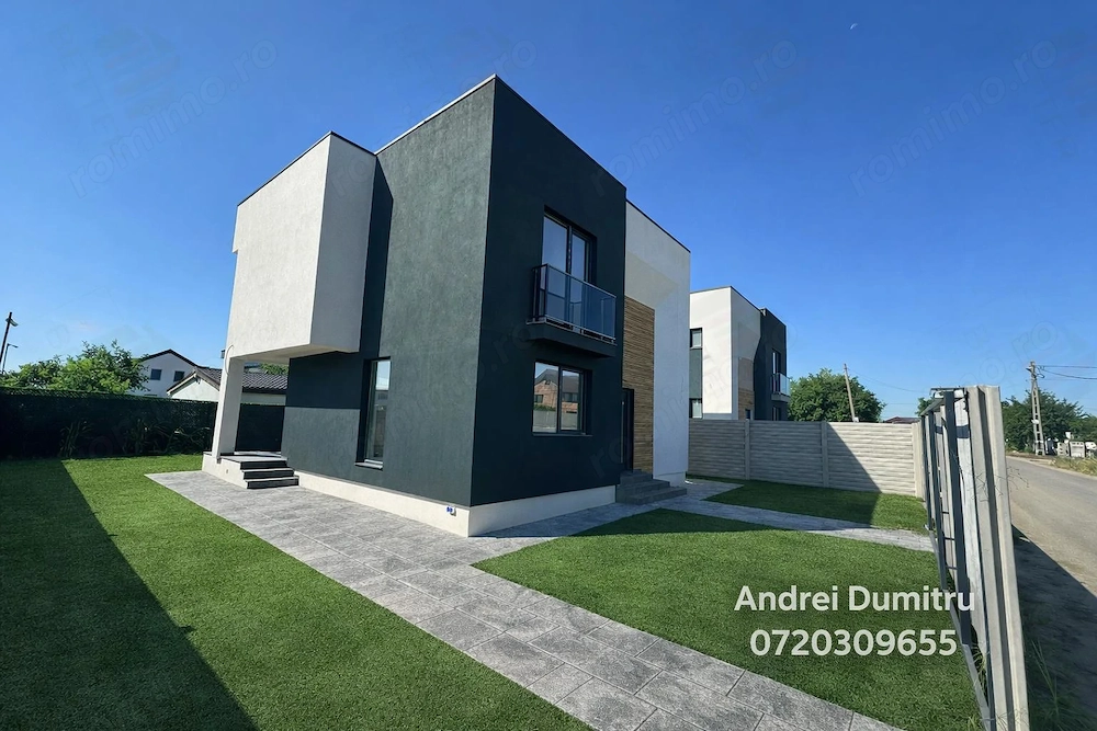 Casă individuală P+1 de vânzare | 4 camere | Încălzire în pardoseală | Teren 260 mp | Comuna Berceni