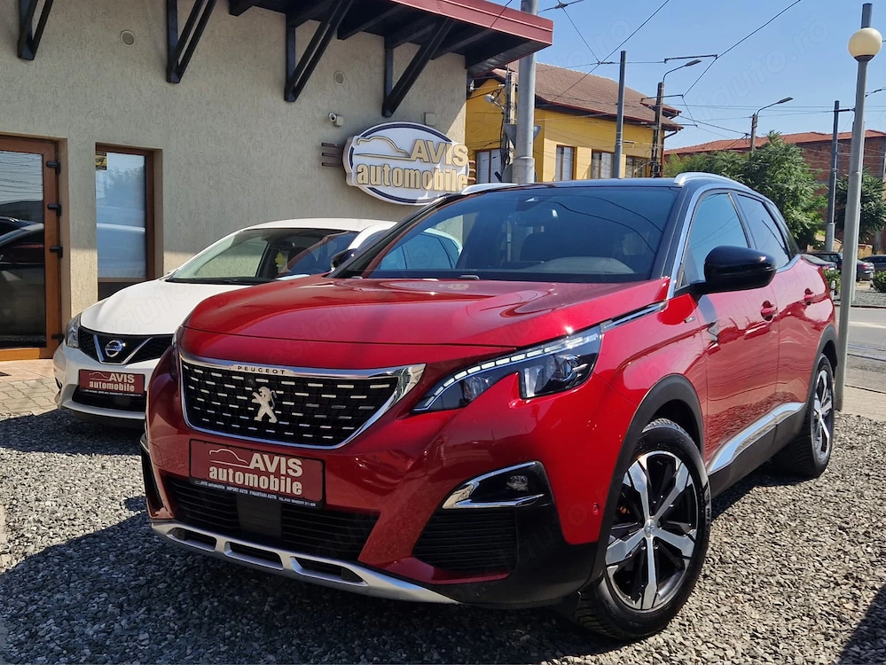 Peugeot 3008 1.6 THP 165 CP 2018 Automat,GT-line,Led,Piele,Navi,I-Cockpit 3D,Touch,Camera,Jante 18".