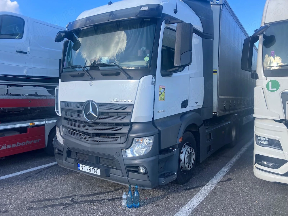 Se vinde cap tractor Mercedes si Semiremorca Krone 