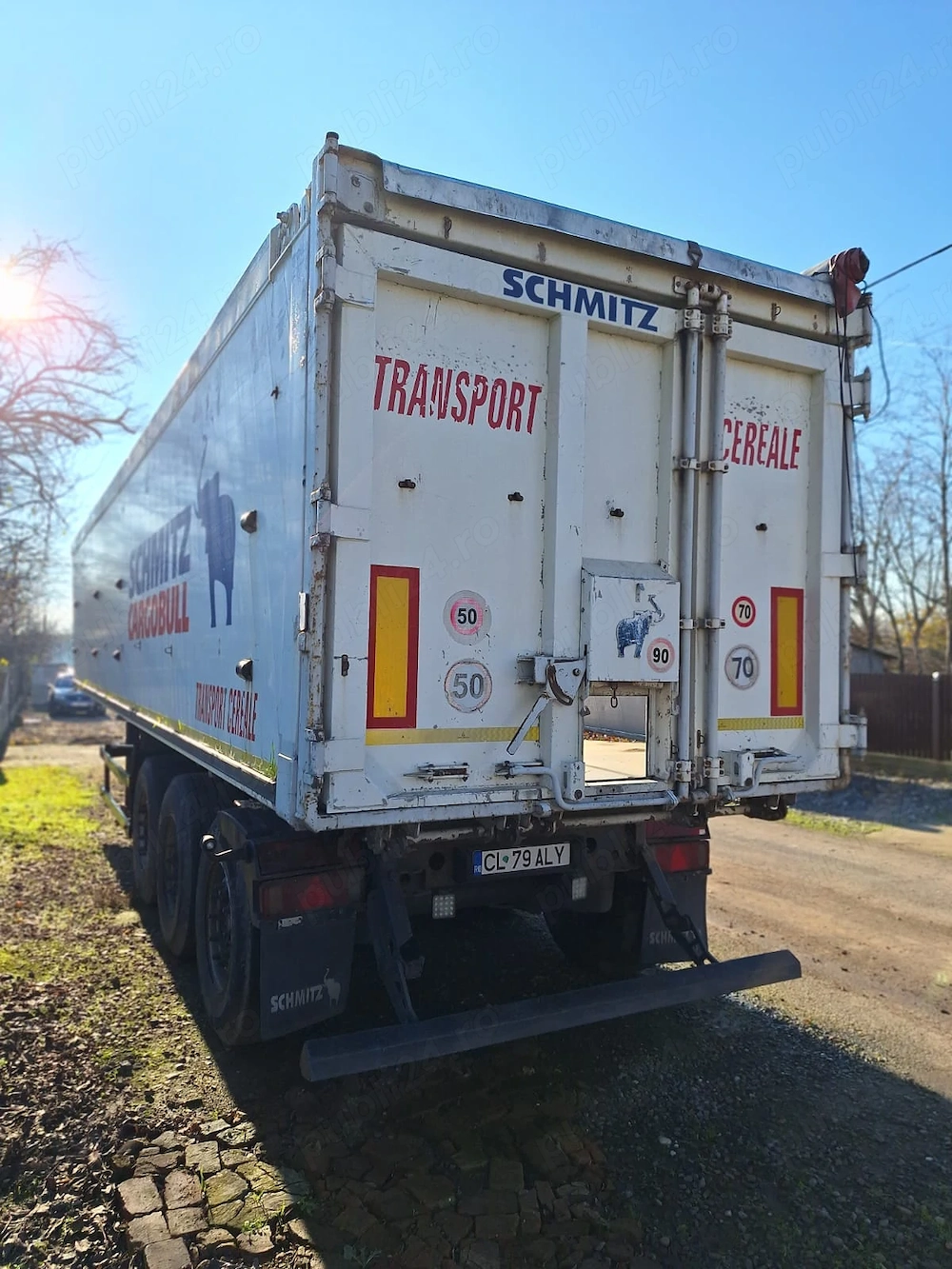 Bena cereale Schmitz 54mc uși si batant liftanta abs functional