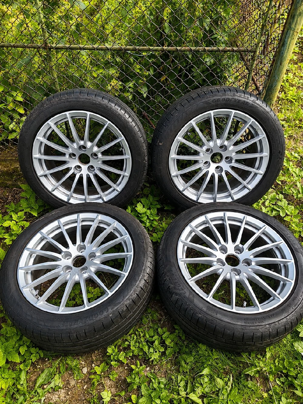 Set 4 jante aliaj + anvelope Goodyear Eagle F1 Asymmetric 6 R17 