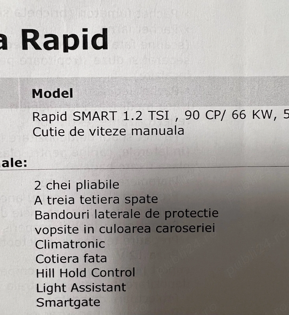 Skoda Rapid 