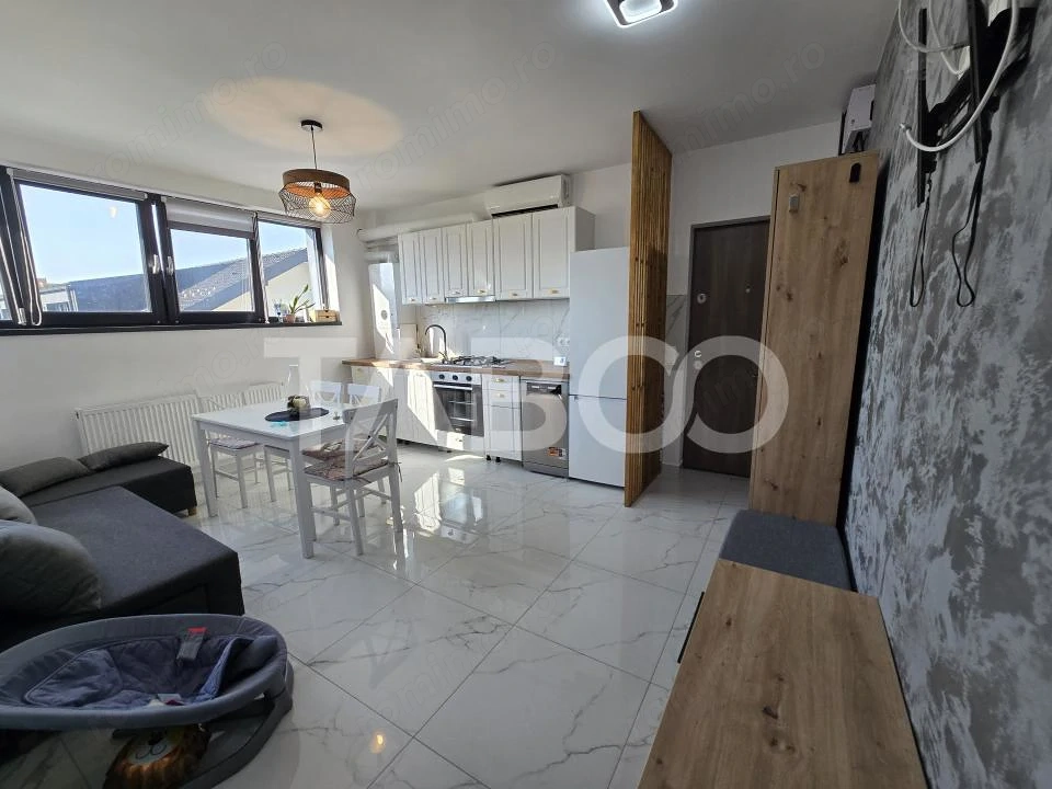 Apartament cu 2 camere decomandat 53 utili mobilat Doamna Stanca Sibiu