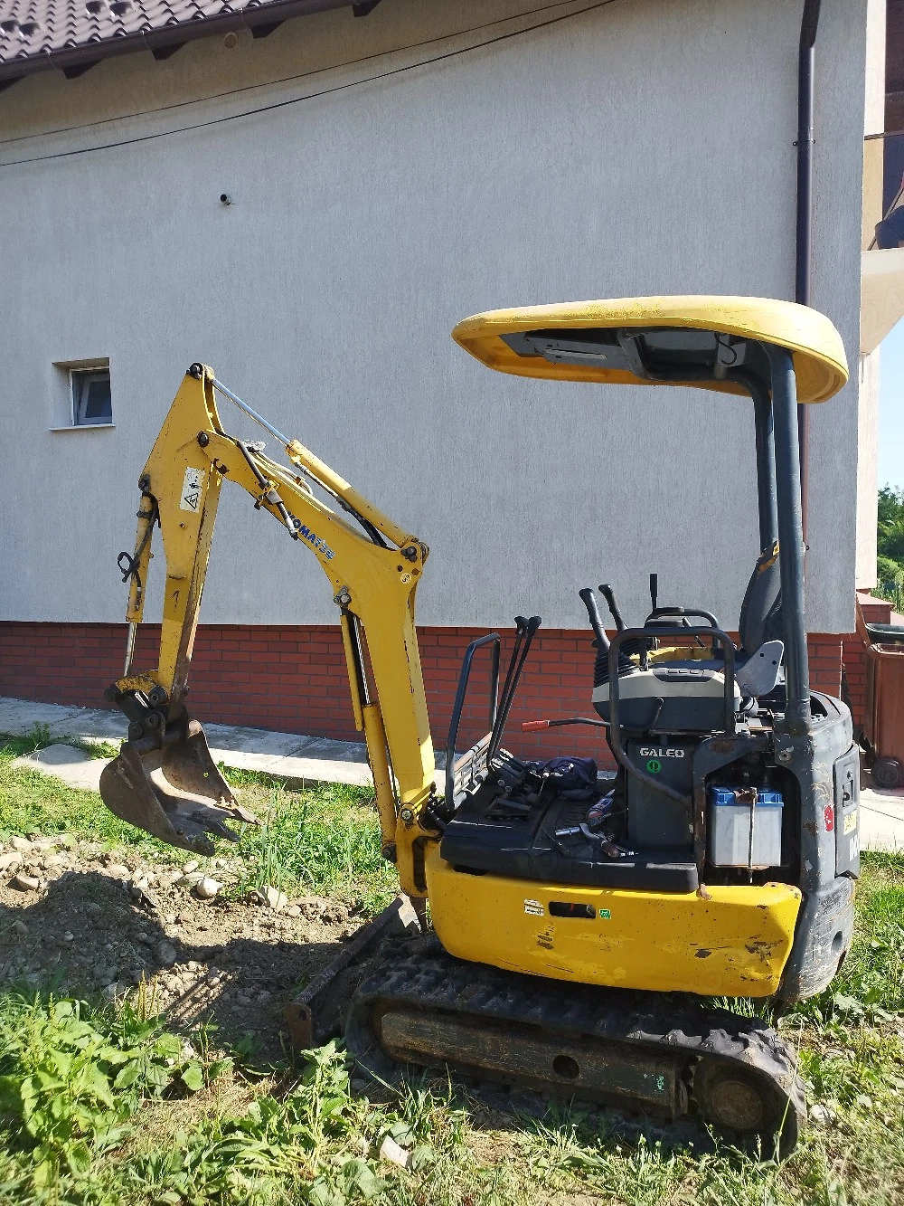 miniexcavator 1,5 tone