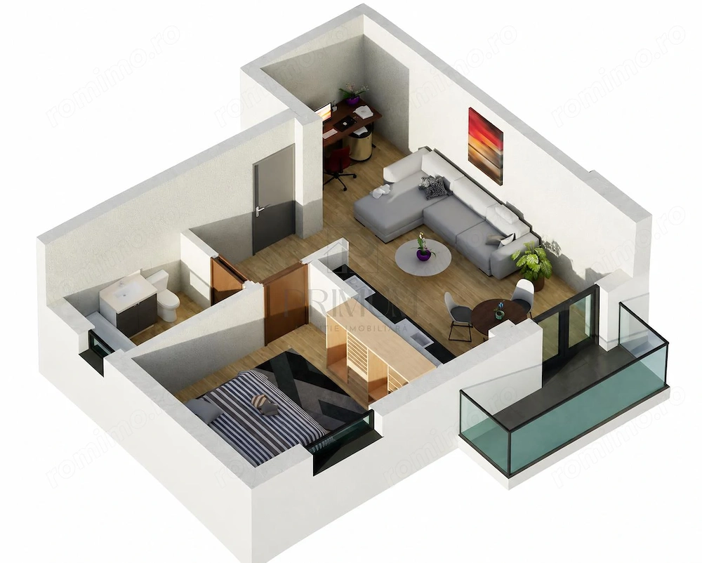 BRAYTIM - 2 CAMERE - PARCARE SUBTERANA - LIFT - PREMIUM
