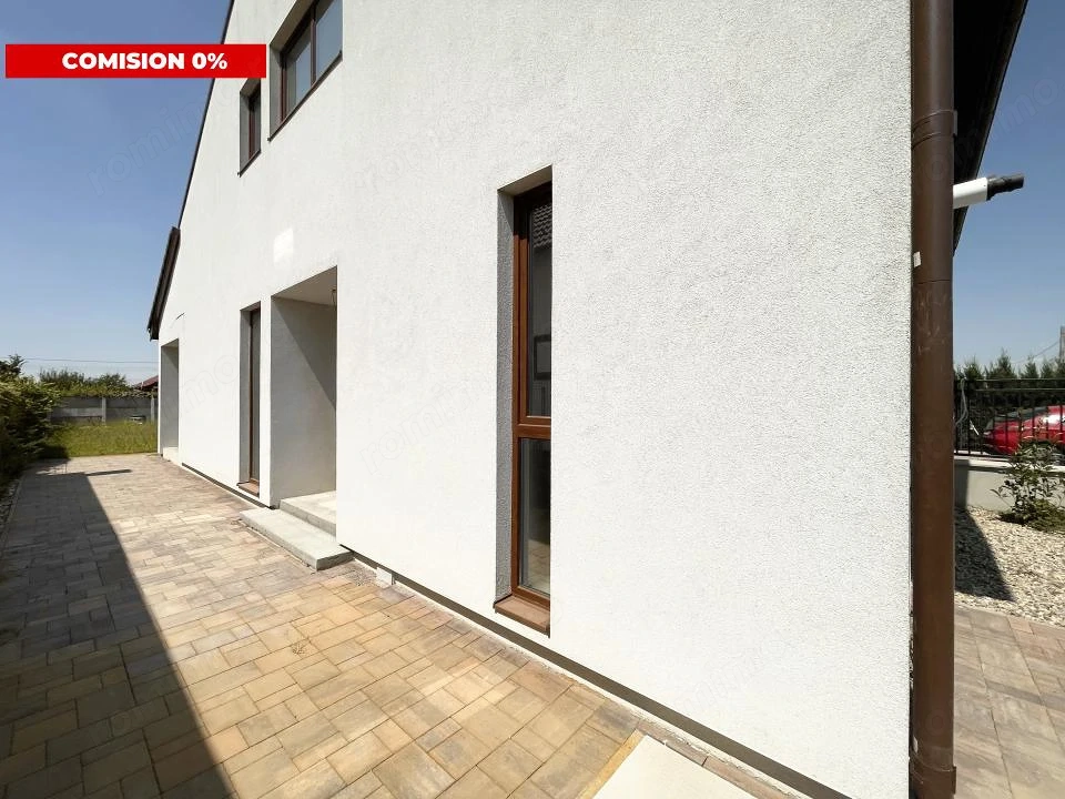 COMISON 0%-Duplex 5 camere, 122 mp utili, 390 mp teren-Mosnita Noua