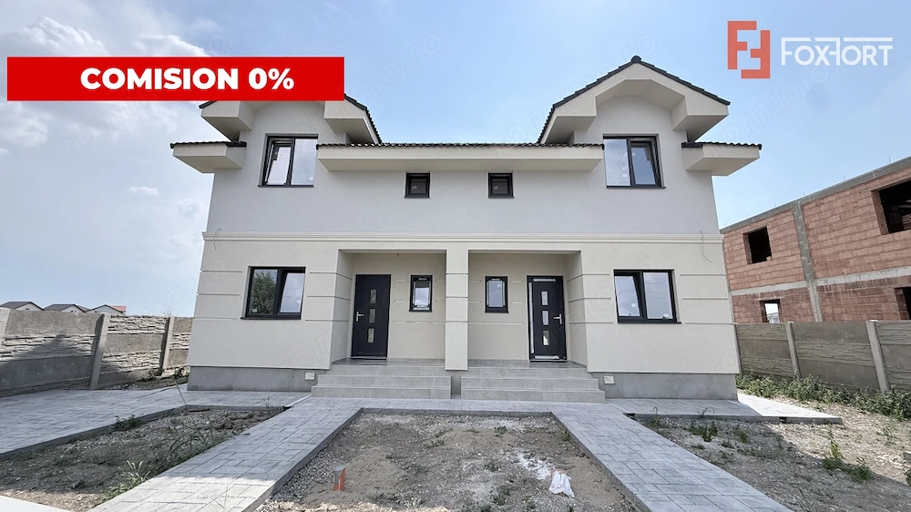 COMISION 0% Duplex cu 4 camere, toate utilitatile - Mosnita Noua