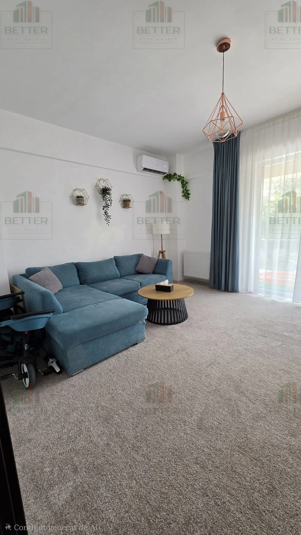 Apartament cu 2 camere, decomandat, mobilat și utilat   450 m metrou Berceni