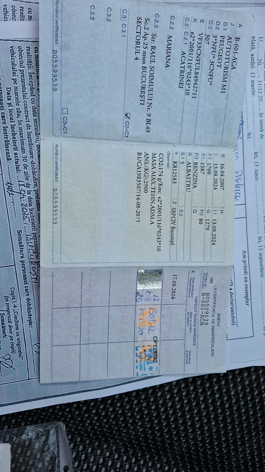 Se vinde Peugeot 307 ..