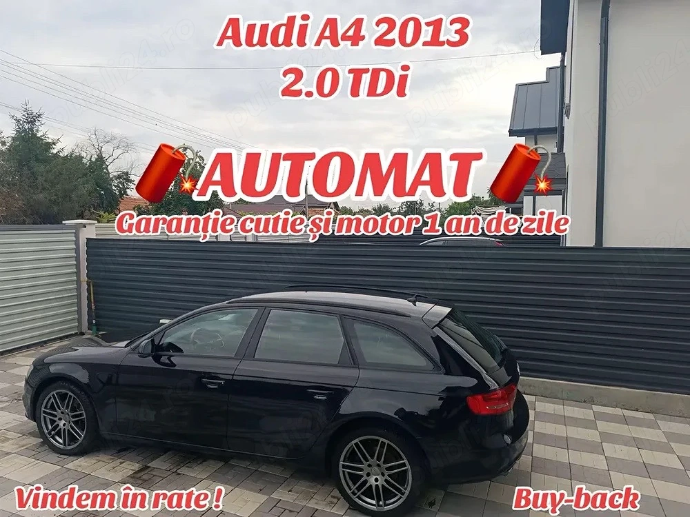 Audi A4 2013 , Automat , 2.0 diesel. Vindem in Rate ! 