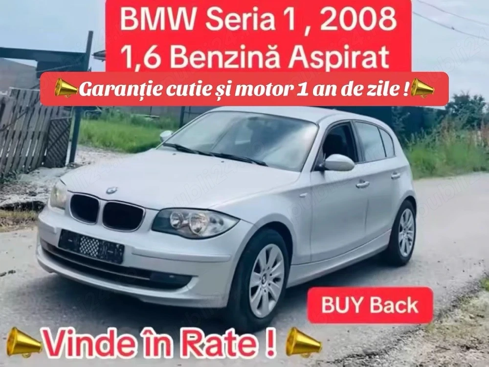 BMW seria 1 2009, 1.6 benzina , vindem in Rate !