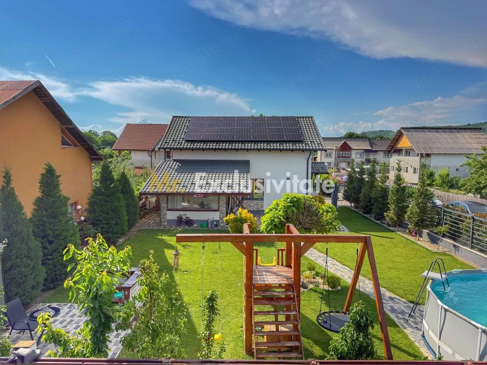 Casa moderna la cheie cu teren 485 mp Stefanesti