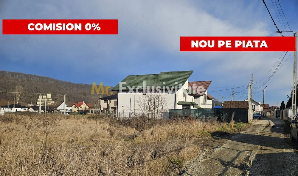 Teren 1.250 mp, toate utilitatile – Bascov, Valea Ursului, AG