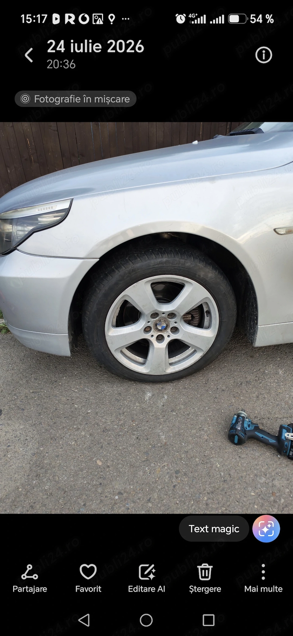 Jante BMW 17 cu cauciucuri 225/50/17