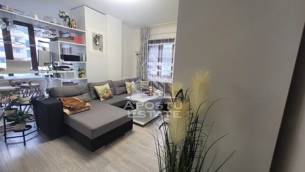 Apartament open space, cu 2 camere, bloc nou, Torontalului