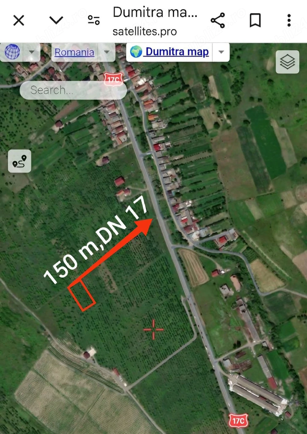 vand teren in dumitra