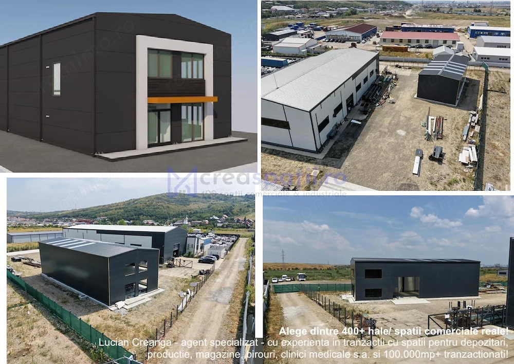 Hala  showroom nou, 281mp, sos. Iasi - Tomesti