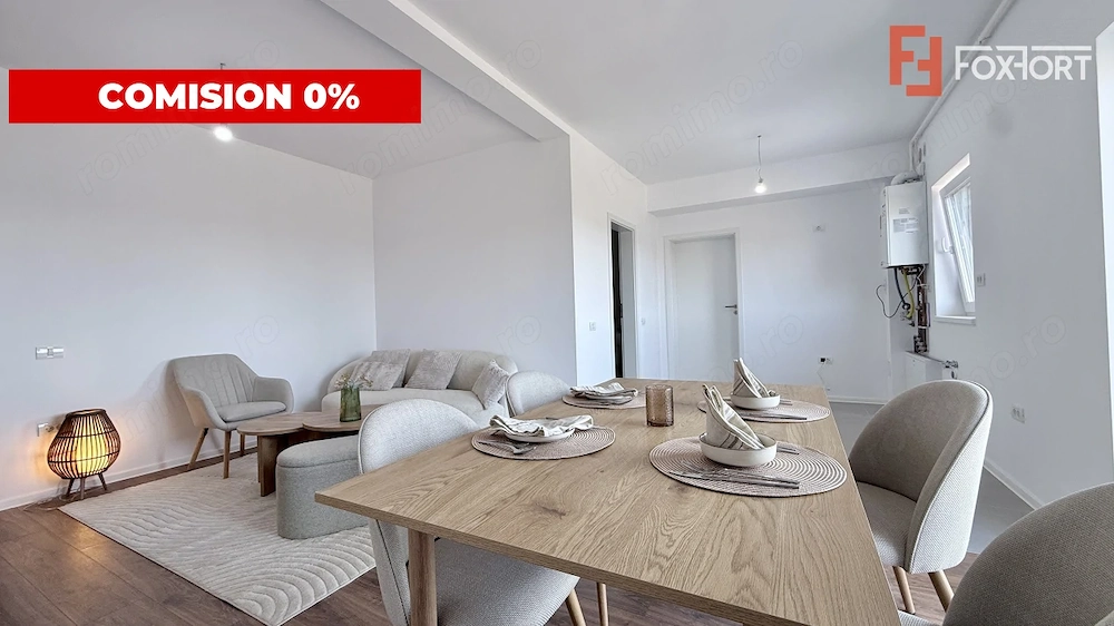 Comision 0% Apartament de vanzare, 2 camere + doua terase - Mosnita Noua