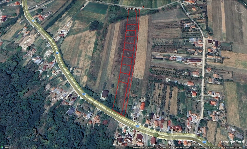 Teren intravilan de vanzare 662 mp