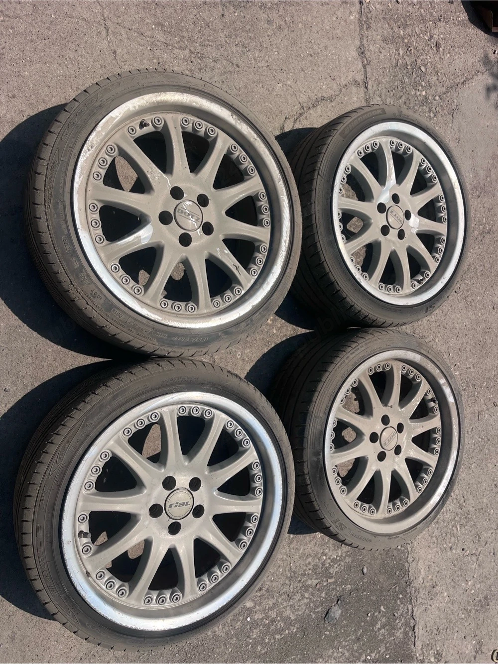 5x100 - r17 - roti complete echipate cu anvelope de vara