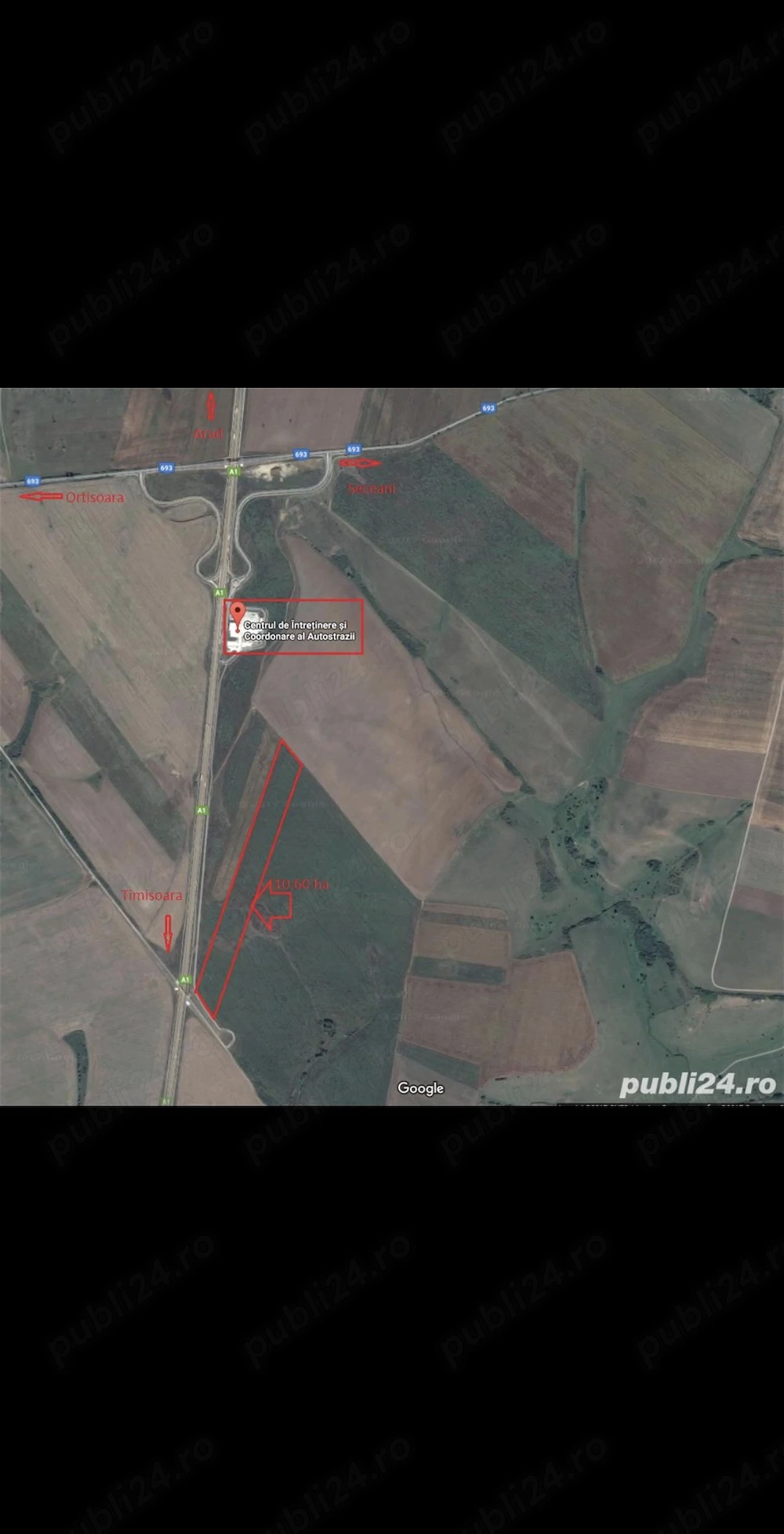 Teren autostrada a1 Timisoara-Arad