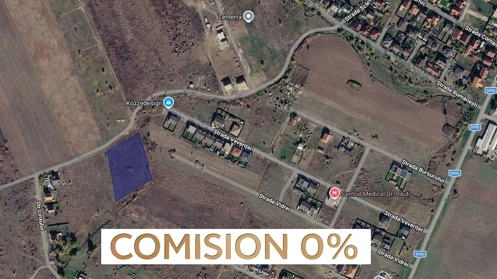 COMISION 0| Teren intravilan| 670 mp| Autorizație Bloc| Mosnita Noua