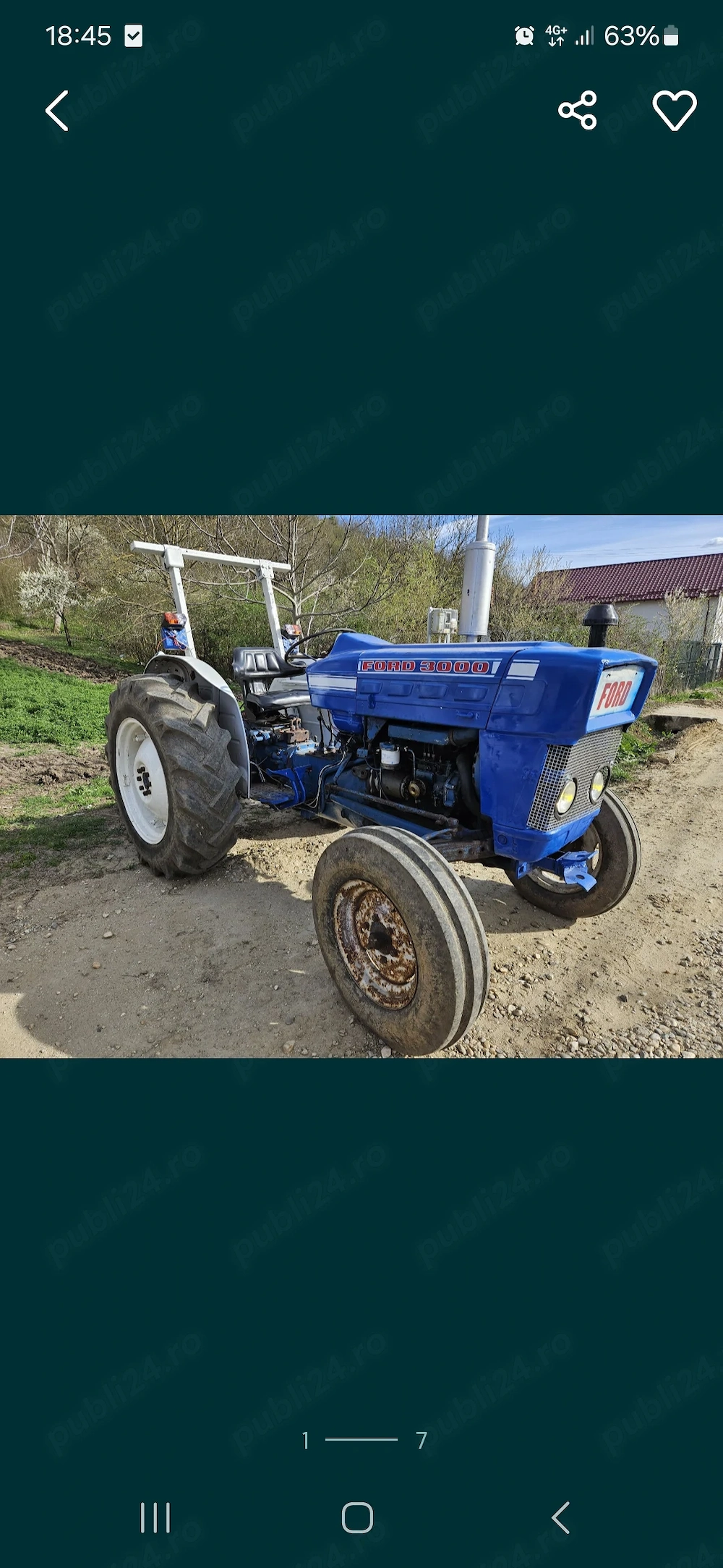 Vând Tractor ford 3000