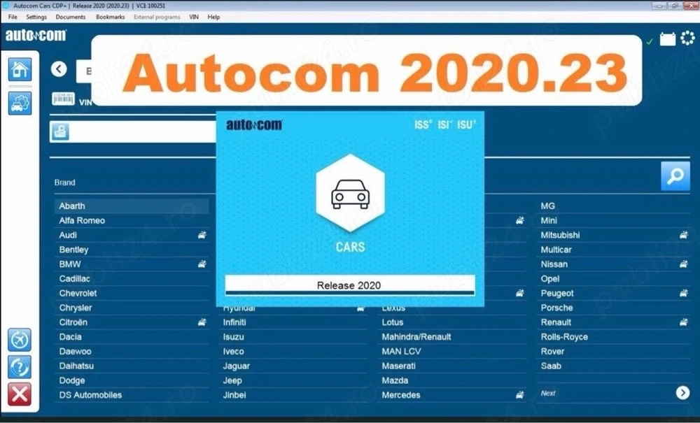 Autocom 2020 - Instrument de diagnoza auto profesional