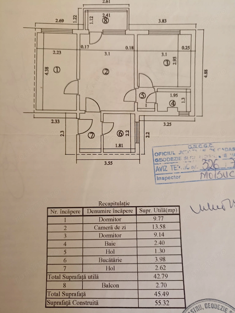 Vanzare apartament 3 camere