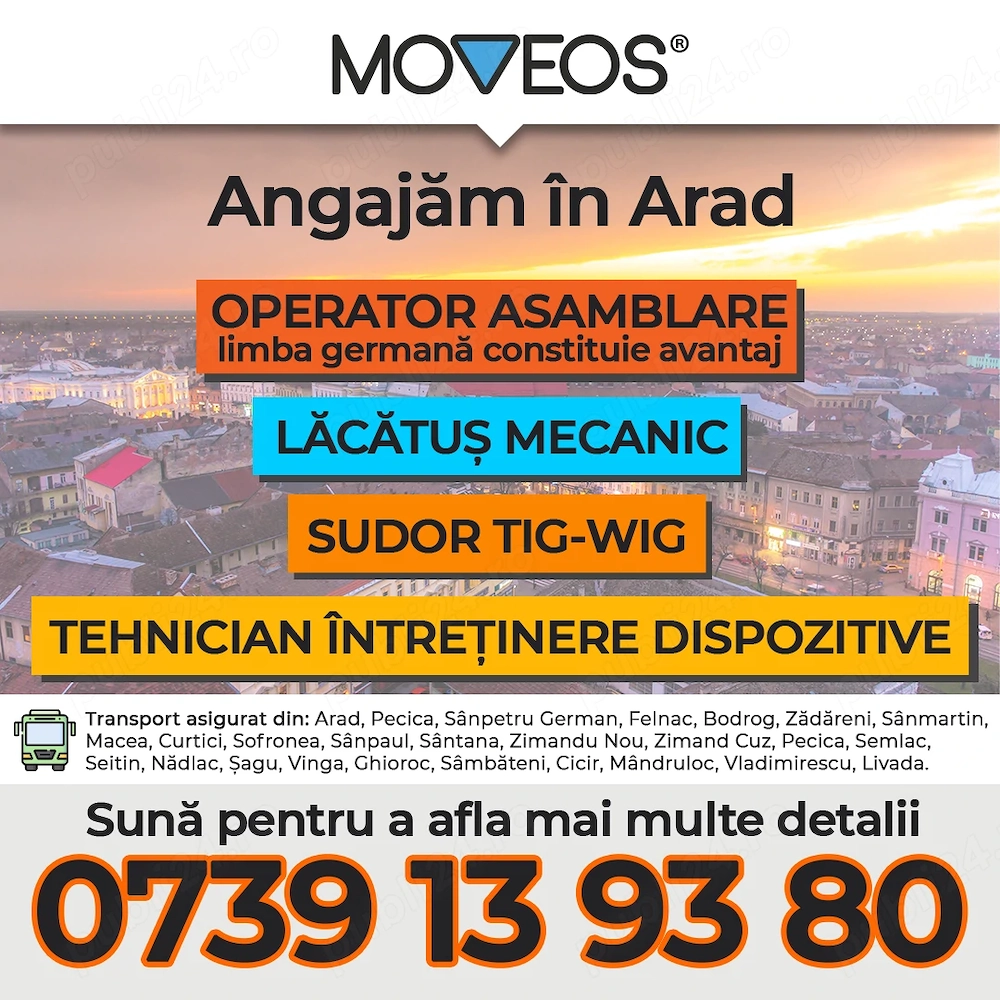 Angajam operatori asamblare in Arad