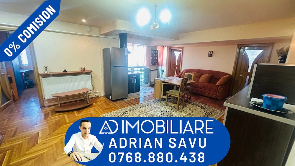 Apartament cu 3 camere de închiriat   strada Republicii, zona 9 Mai 
