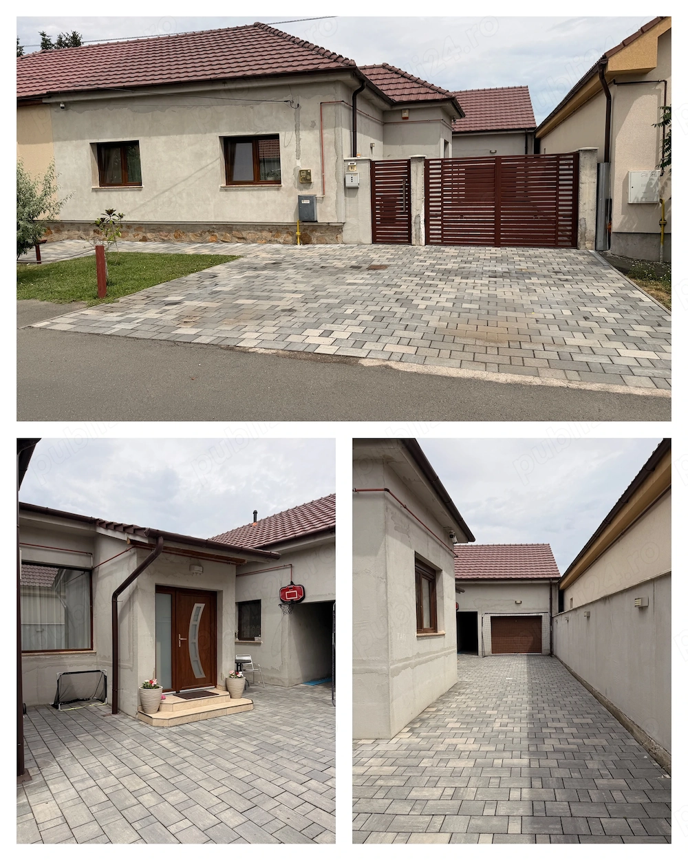Casă 4 camere, teren 500 mp, terasă și garaj   Aradul Nou