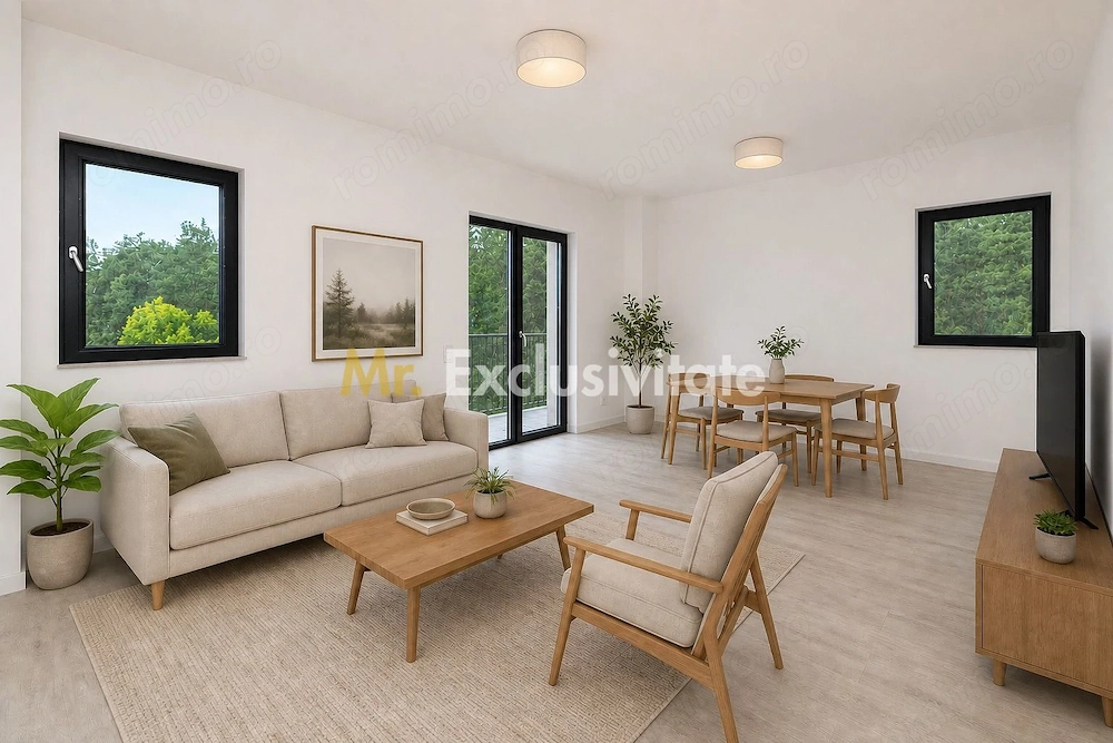 Apartament 3 camere decomandat | Bloc nou | Pinilor Residence
