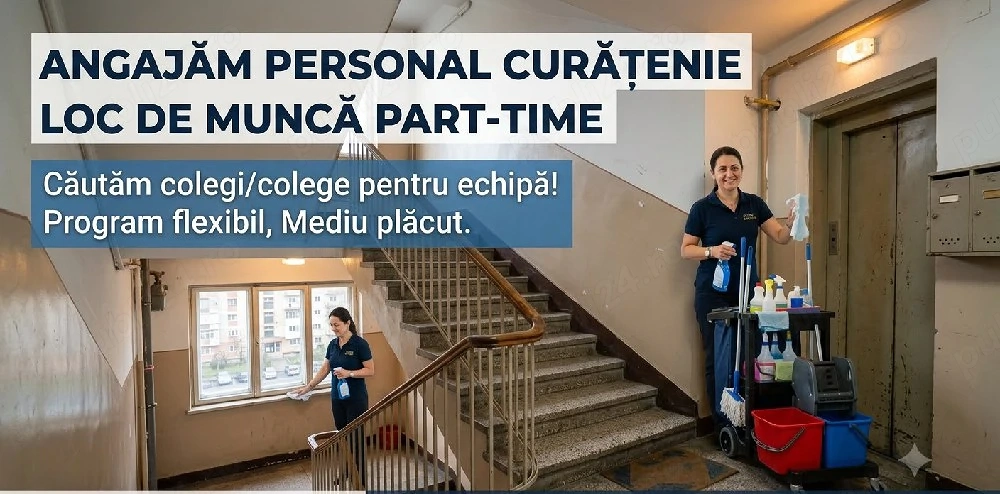 Angajam personal curatenie scari de blocuri