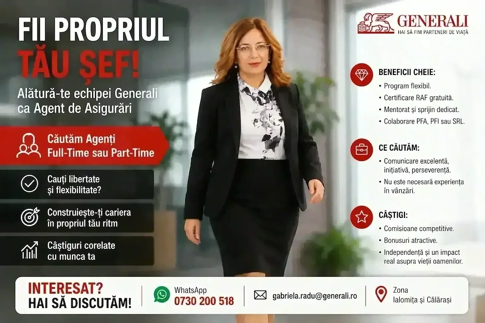 Agent de Asigurari   Full Time   Part Time